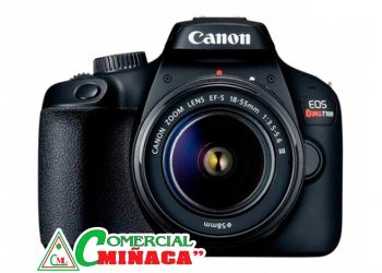 Camara Canon EOS Rebel T100 Lente Kit 18-55mm