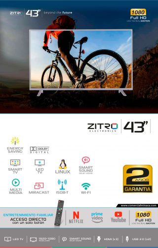 WWW.COMERCIALMINACA.COM - SMART TV 43