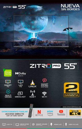 WWW.COMERCIALMINACA.COM - SMART TV 55 (Sin bordes)